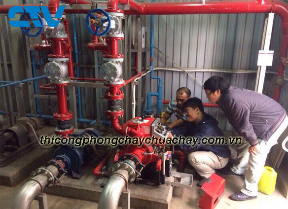 Bảo dưỡng hệ thống chữa cháy cho các khách hàng trên toàn quốc