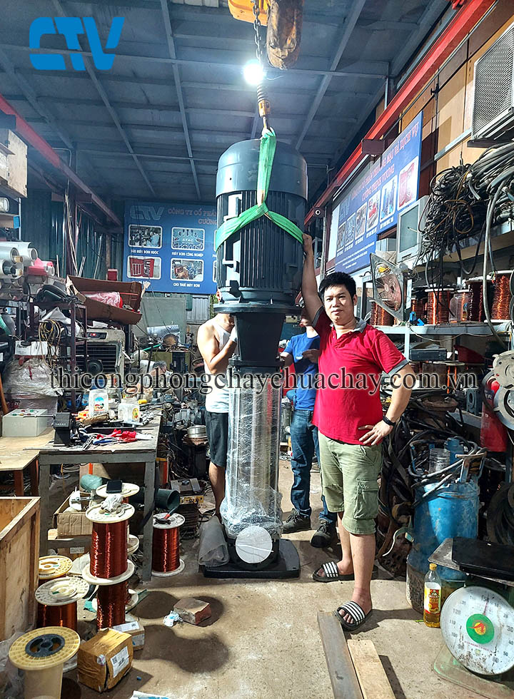Máy bơm trục đứng đa tầng cánh chính hãng, giá rẻ