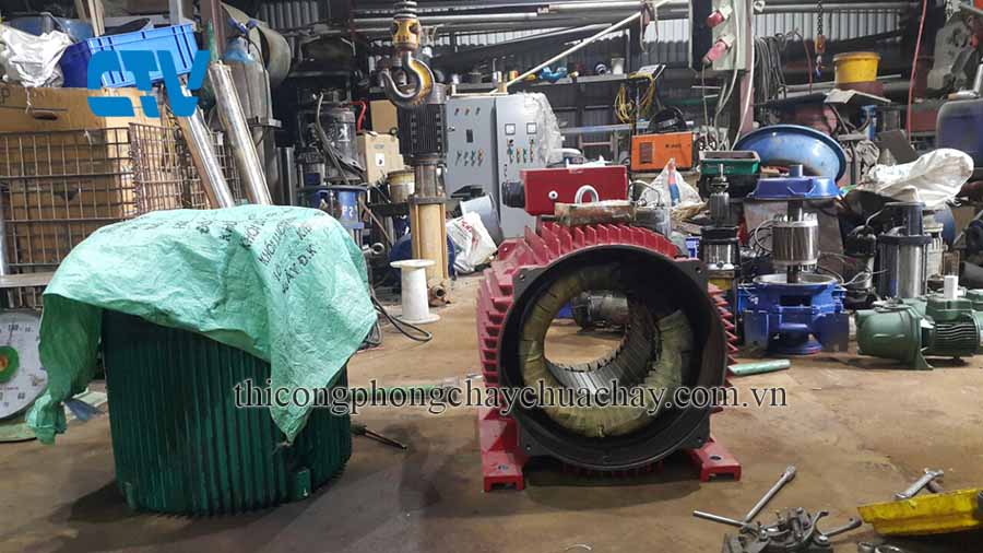 Nguyên nhân và cách sửa chữa khi máy bơm PCCC Pentax bị cháy