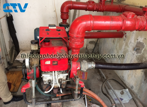Thi công sửa chữa máy bơm hệ thống cứu hỏa tại Hải Phòng