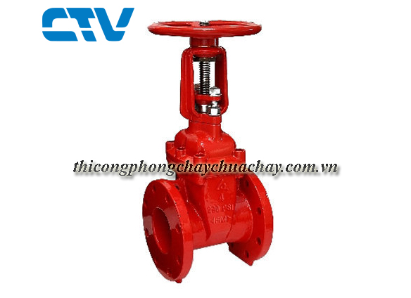 Van cổng ty nổi phòng cháy chữa cháy