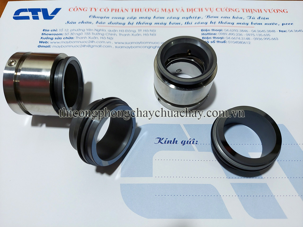 Phớt cơ khí bơm chìm Grundfos chịu dầu, Type GR-G36