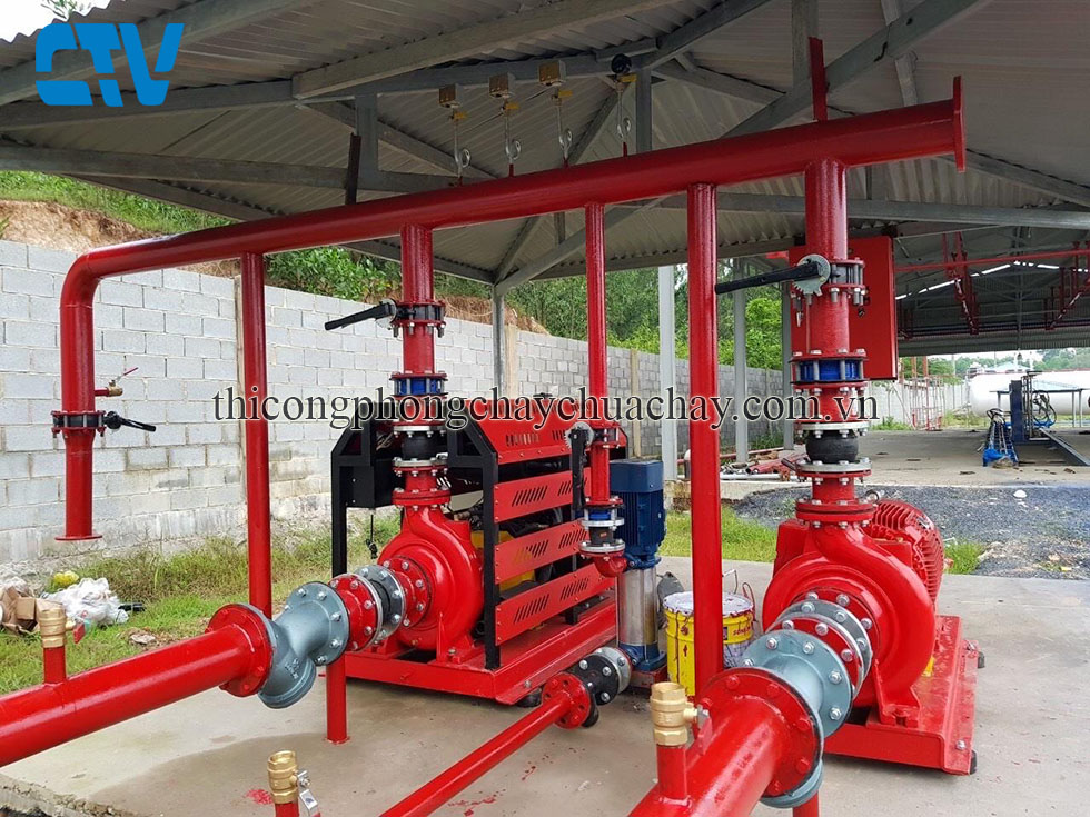 Cho thuê máy bơm PCCC, bơm cứu hỏa uy tín và chất lượng tại miền Bắc